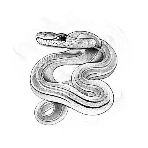 Snake With Waves