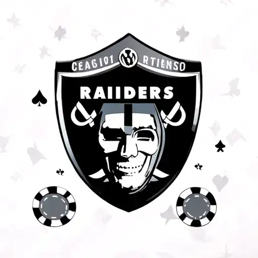 Las Vegas Raiders And Casino Chips