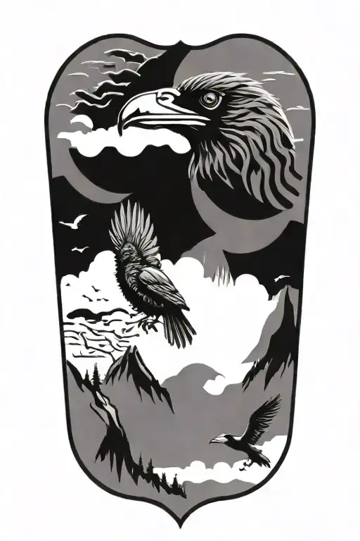 Nordic Signs And Ravens