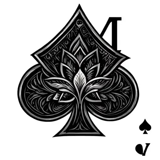 Ace Of Clubs Card
