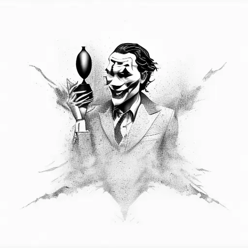 Joker Holding Nba Throphy