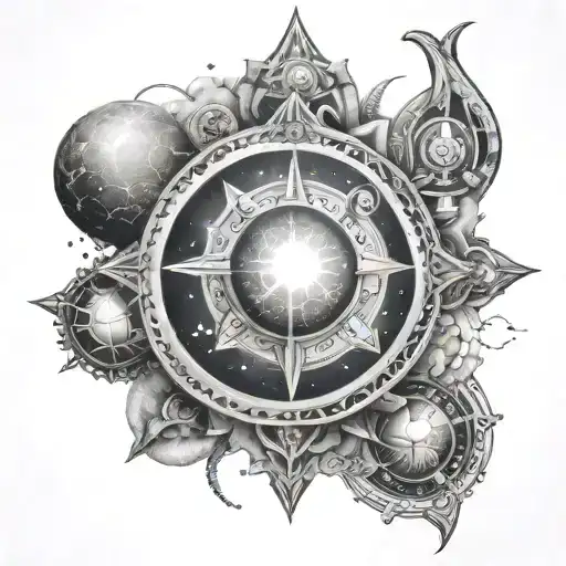 Hindu Universe Space Themed