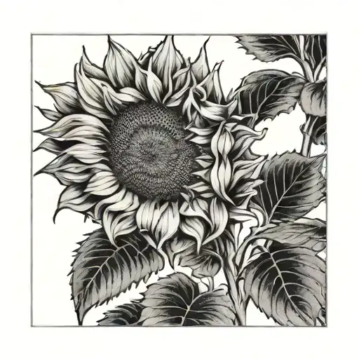 Sunflower With J And G