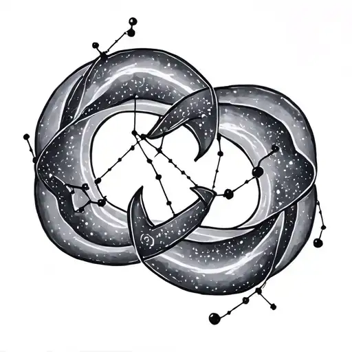 Constellation Cancer Sign Intertwined