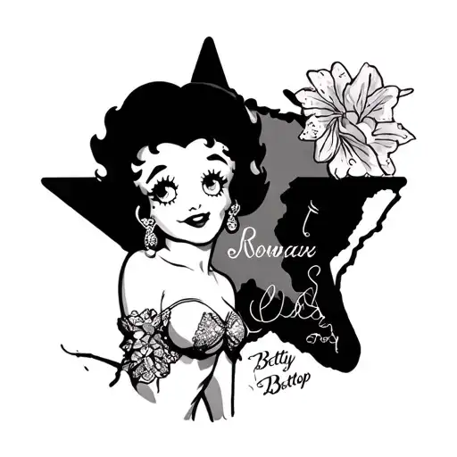 Betty Boop Texas Inspired