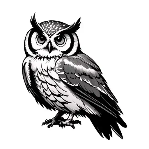 Japanese Style Owl