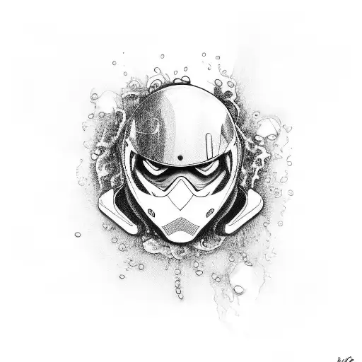 Motorcycle And Water