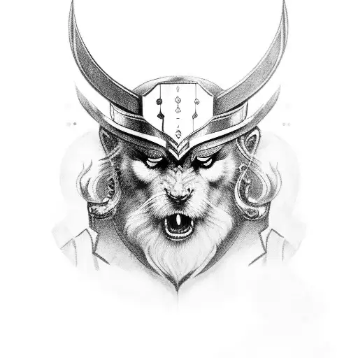 Odin Sitting On A Gaming Throne