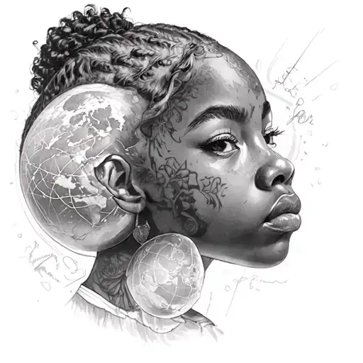 A Black Girl Observing The World