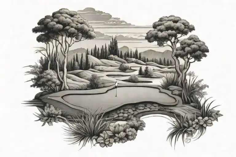 Golf Course Landscape