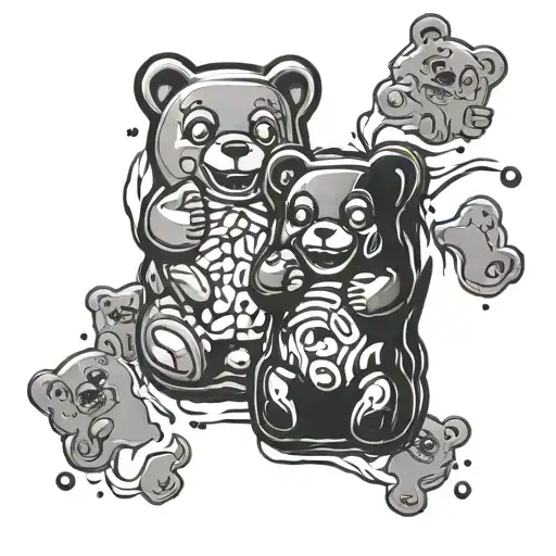 Gummy Bear Packaging With Creepy Eyes Design