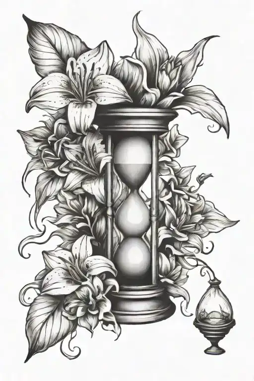 Lillys With Hourglass And Ahnk