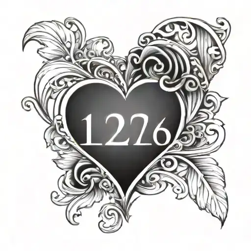 Heart With Date 12 28 24