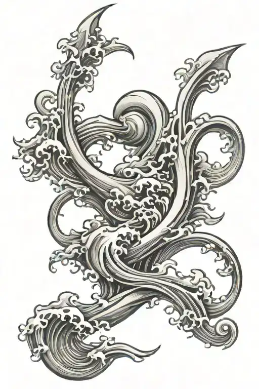 Trident Top Of The Water Waves