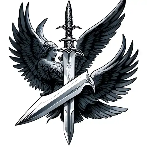 Dagger With Angels