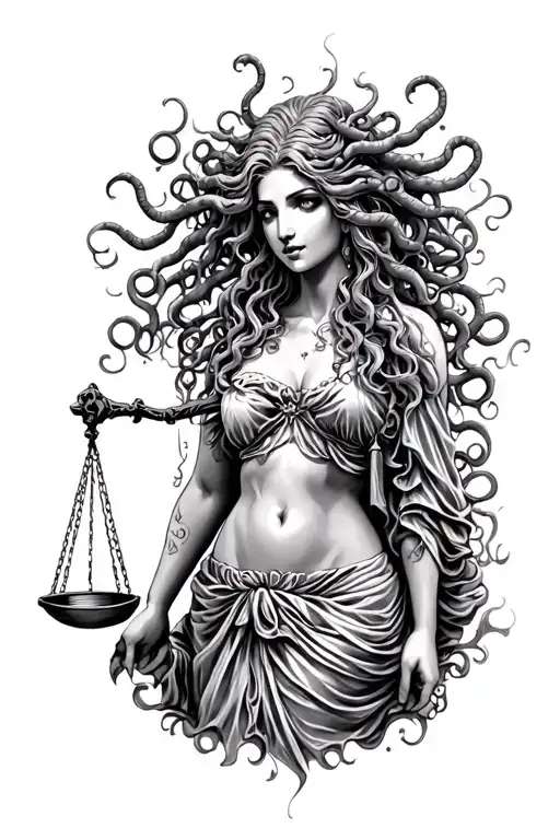 Medusa And Lady Justice