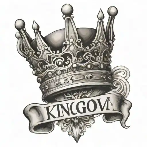 Name With King Crown Made