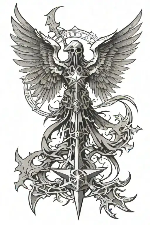 Warhammer 40K Aquila Struck By The Chaos Star