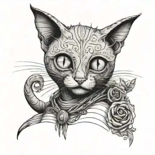 Coraline Cat Wearing