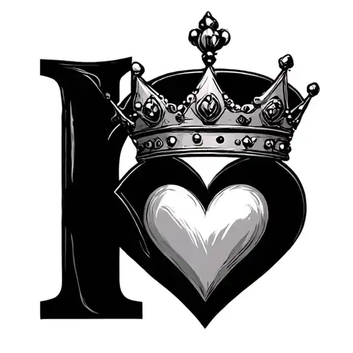 K With A Crown And A Heart
