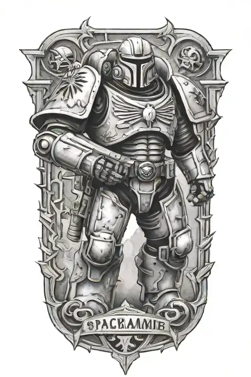 Warhammer 40K Spacemarine