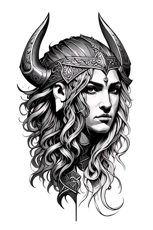 Gemini With Viking And Christian Accents Inspired