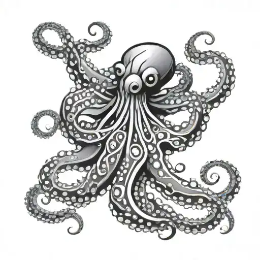 Tribal Octopus Emerging