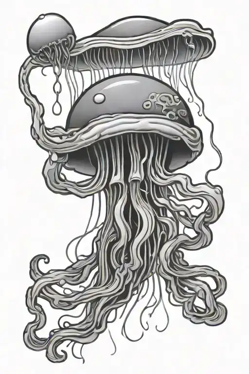 Cartoon Jelly Fish