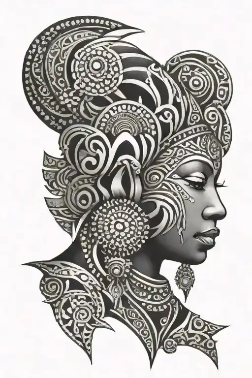 African Bontu Tribal Patterns