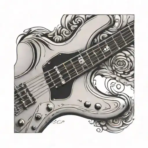 Small Jazz Bass Guitar