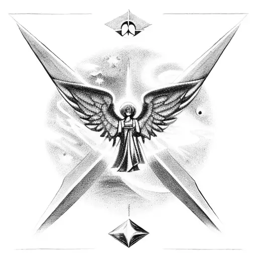 An Adventurous Journey Through Space Guided By A Celestial Angel