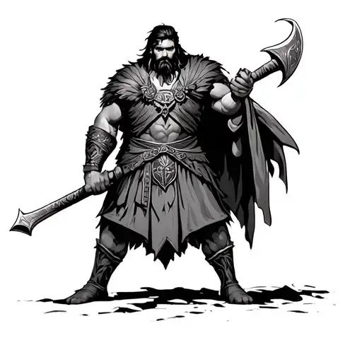 Irish Warrior Standing