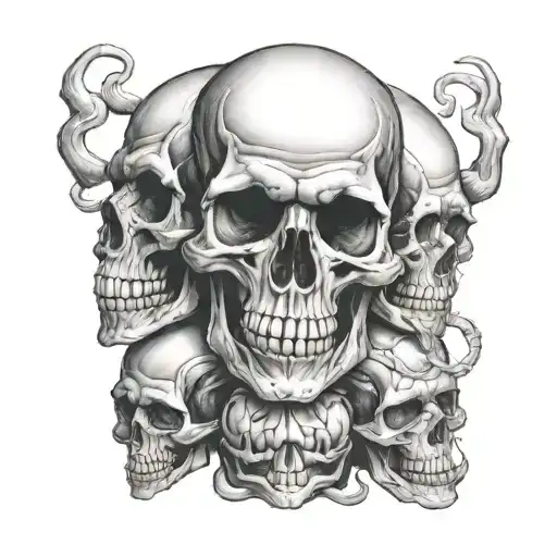 Hear No Speak No See No Skull