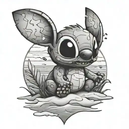 Stitch On The Beach