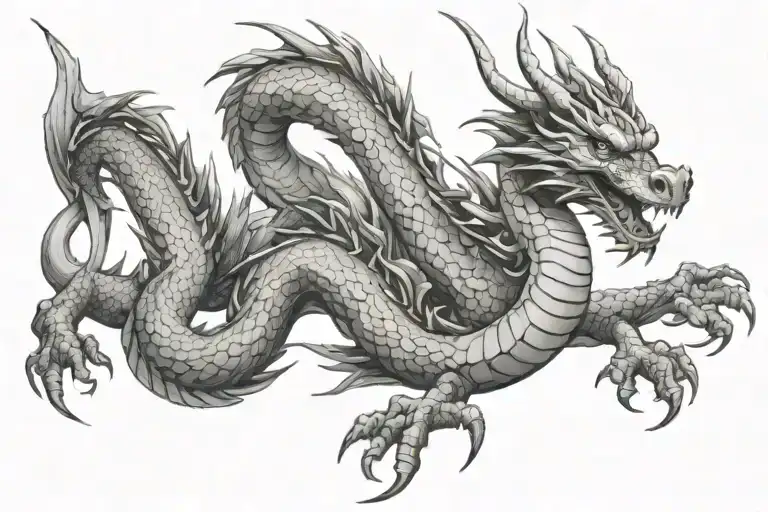 Horizontal Dragon Medium