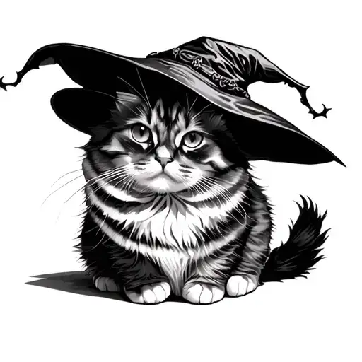 Witch's Cat Sitting