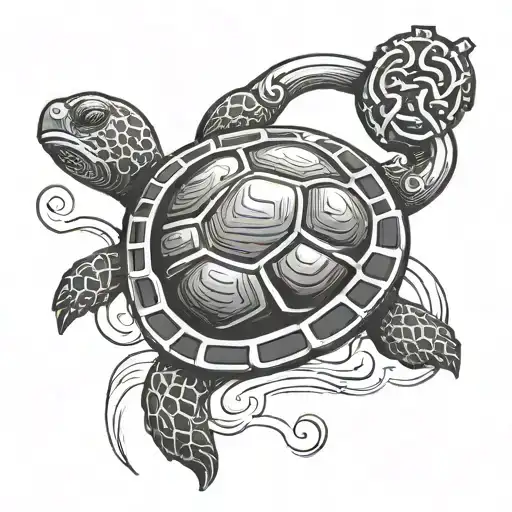 Heart Shaped Lock Changed Into A Turtle