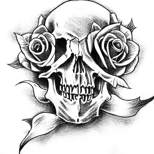 Skull And Roses