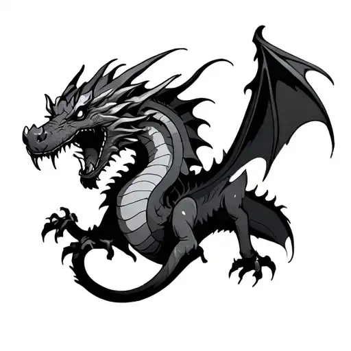 Dragon Coming Dark Shadows