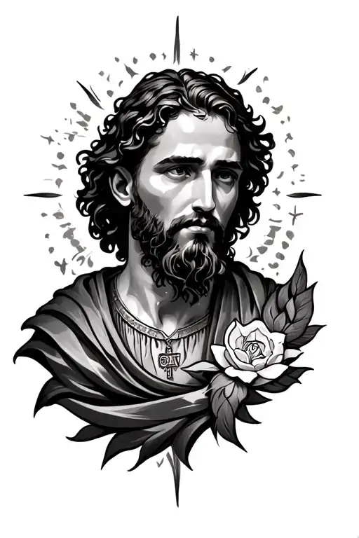 Christian Themed Tattooo For A Male