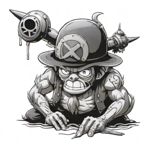 One Piece Anime Ruffy D Monkey