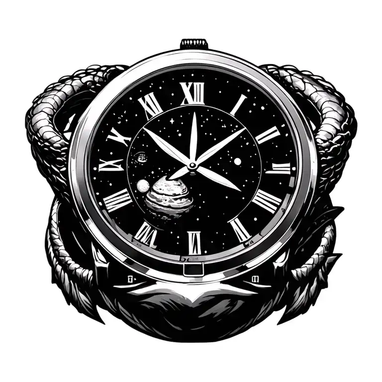 Ouroborus Watch Time And Space