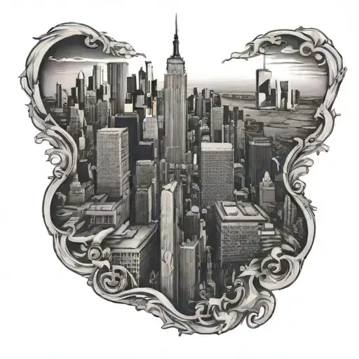 Tattoo New York City With Family In The Foreground