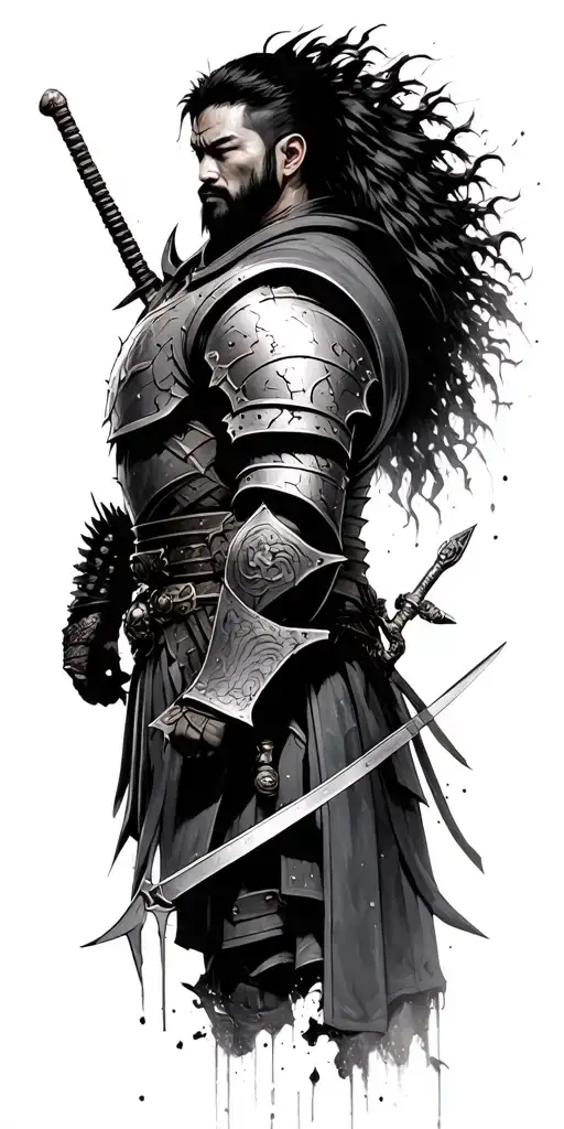 Ronin With Damaged Armor