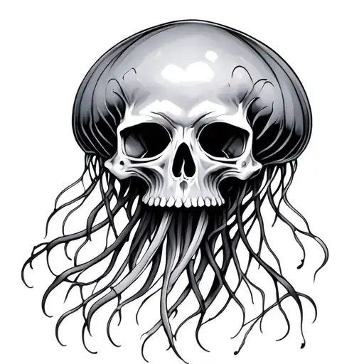 Skull Themed Jellyfish