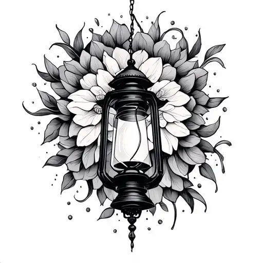 One Single Line Drawing That Makes A Lantern