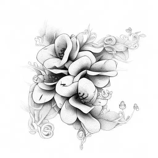 Vine That Starts Off Dead And Slowly Blooms Into A Flower