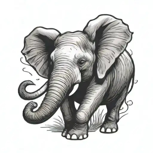 Small Bravery Elephant