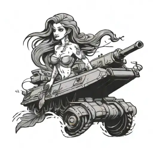 Mermaid Army Tank
