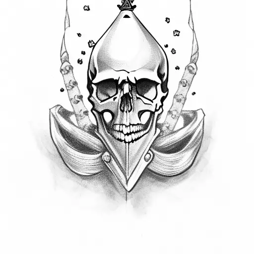 Skull With Crown